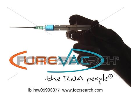 Symbol image Corona vaccine of the company CUREVAC, hand with syringe, corona crisis, Baden-Württemberg, Germany, Europe View Large Photo Image Stock Photo - Symbol image Corona vaccine of the company CUREVAC, hand with syringe, corona crisis, Baden-Württemberg, Germany, Europe. Fotosearch