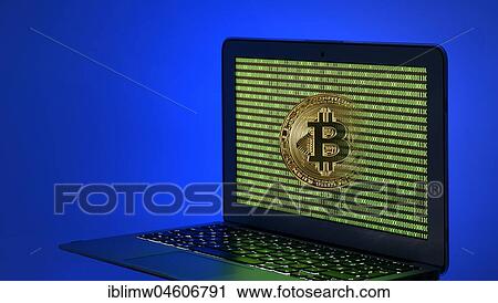 Symbol image cryptocurrency, digital currency, golden physical coin bitcoin laptop with digital binary code View Large Photo Image Stock Image - Symbol image cryptocurrency, digital currency, golden physical coin bitcoin laptop with digital binary code. Fotosearch