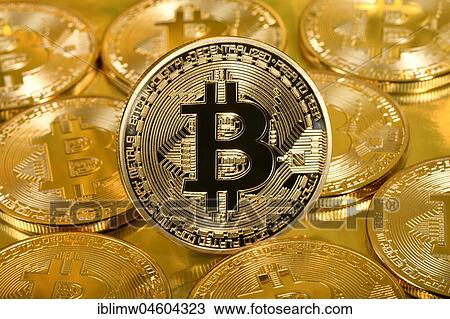 Symbol image digital currency, golden physical coin Bitcoin View Large Photo Image Stock Image - Symbol image digital currency, golden physical coin Bitcoin. Fotosearch