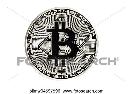 Symbol image digital currency, silver physical coin Bitcoin View Large Photo Image Stock Photograph - Symbol image digital currency, silver physical coin Bitcoin. Fotosearch