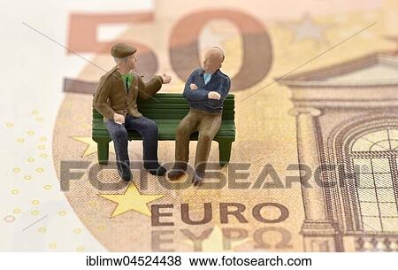 Symbolic image pension, pensioner, long-term care insurance, private and state provisions, bank notes, euro View Large Photo Image Stock Photo - Symbolic image pension, pensioner, long-term care insurance, private and state provisions, bank notes, euro. Fotosearch
