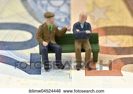 Symbolic image pension, pensioner, long-term care insurance, private and state provisions, bank notes, euro View Large Photo Image Stock Photo - Symbolic image pension, pensioner, long-term care insurance, private and state provisions, bank notes, euro. Fotosearch