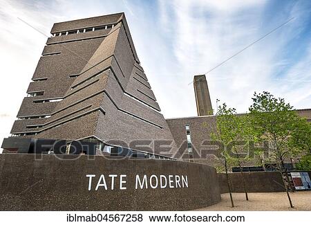 Stock Photo - Tate Gallery of Modern Art, Tate Modern, London, England, Great Britain. Fotosearch