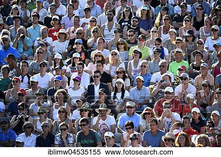 Tennis audience, Mercedes-Cup, Weißenhof, Stuttgart, Baden-Württemberg, Germany, Europe View Large Photo Image Stock Photography - Tennis audience, Mercedes-Cup, Weißenhof, Stuttgart, Baden-Württemberg, Germany, Europe. Fotosearch