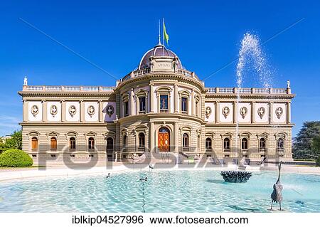 Stock Photograph - The Musée Ariana, Musée suisse de la céramique et du verre, Geneva, Switzerland, Europe. Fotosearch