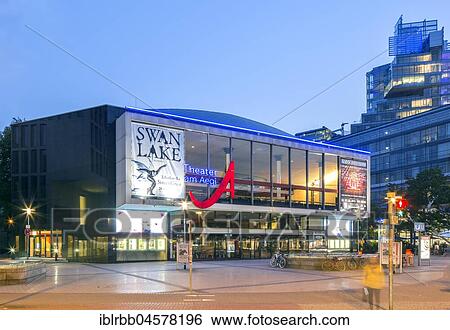 Theater am Aegi, Aegidientorplatz, evening twilight, Hannover, Lower Saxony, Germany, Europe View Large Photo Image Stock Photograph - Theater am Aegi, Aegidientorplatz, evening twilight, Hannover, Lower Saxony, Germany, Europe. Fotosearch