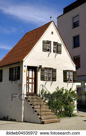 Stock Image - Tollhouse, Kaufbeuren, Swabia, Bavaria, Germany, Europe. Fotosearch
