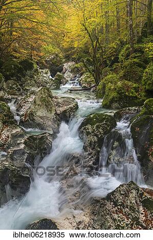 Torrent, autumn, Lepenjica, Slovenia, Europe View Large Photo Image Stock Photography - Torrent, autumn, Lepenjica, Slovenia, Europe. Fotosearch