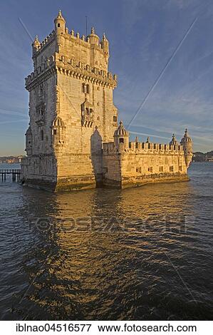 Tower of Belem, Torre de Belem, Lisbon, Portugal, Europe View Large Photo Image Stock Photo - Tower of Belem, Torre de Belem, Lisbon, Portugal, Europe. Fotosearch