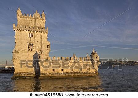 Tower of Belem, Torre de Belem, Lisbon, Portugal, Europe View Large Photo Image Stock Photo - Tower of Belem, Torre de Belem, Lisbon, Portugal, Europe. Fotosearch