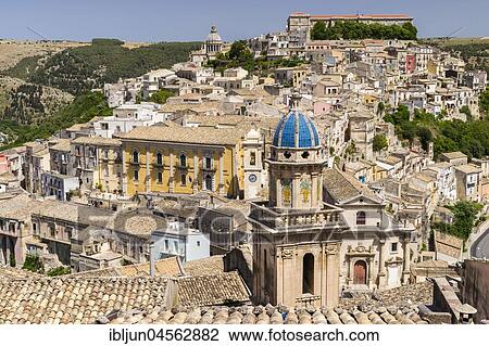 Tower, Santa Maria dell' Itria, dome, Dom St John the Baptist Cathedral, Ragusa Ibla, Ragusa, Ragusa, UNESCO World Heritage, Val di Noto, Ragusa Province, Sizilien, Italy, Europe View Large Photo Image Stock Image - Tower, Santa Maria dell' Itria, dome, Dom St John the Baptist Cathedral, Ragusa Ibla, Ragusa, Ragusa, UNESCO World Heritage, Val di Noto, Ragusa Province, Sizilien, Italy, Europe. Fotosearch