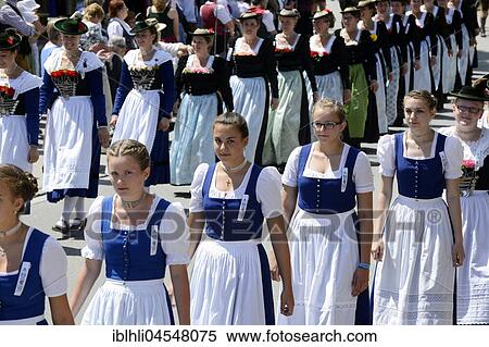 Traditional costume parade, Gaufest Loisachgau, Egling, Upper Bavaria, Bavaria, Germany, Europe View Large Photo Image Stock Photography - Traditional costume parade, Gaufest Loisachgau, Egling, Upper Bavaria, Bavaria, Germany, Europe. Fotosearch