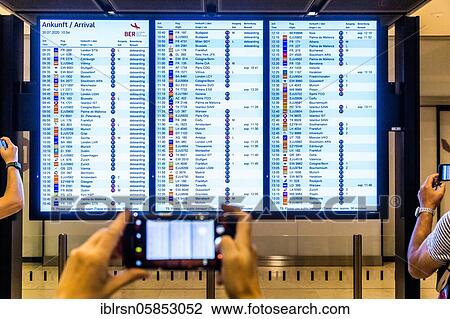Stock Image - Trial operation of the new Berlin airport BER, Schönefeld, Germany, Europe. Fotosearch