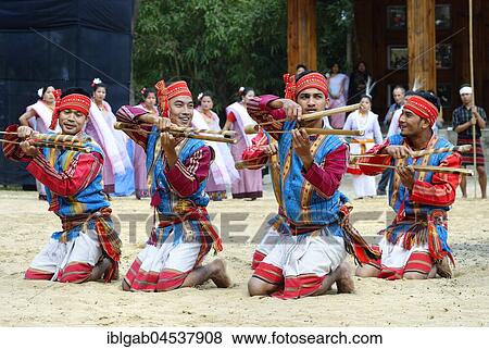 Tribal ritual dance at the Hornbill Festival, Kohima, Nagaland, India, Asia View Large Photo Image Stock Photo - Tribal ritual dance at the Hornbill Festival, Kohima, Nagaland, India, Asia. Fotosearch