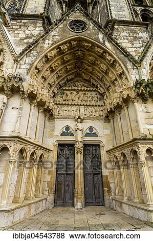 Tympanum of Saint Etienne, Cathedral Saint Etienne, UNESCO World Heritage Site, Bourges, Department Cher, Region Centre-Val de Loire, France, Europe View Large Photo Image Stock Photo - Tympanum of Saint Etienne, Cathedral Saint Etienne, UNESCO World Heritage Site, Bourges, Department Cher, Region Centre-Val de Loire, France, Europe. Fotosearch