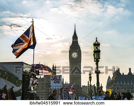 Union Jack, flag on a souvenir stand in front of Big Ben, Houses of Parliament, Thames, Westminster Bridge, City of Westminster, London, London region, England, United Kingdom, Europe View Large Photo Image Stock Image - Union Jack, flag on a souvenir stand in front of Big Ben, Houses of Parliament, Thames, Westminster Bridge, City of Westminster, London, London region, England, United Kingdom, Europe. Fotosearch