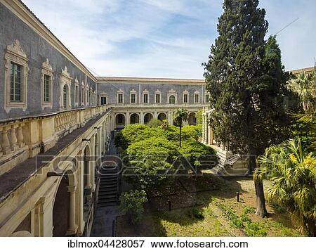 University of Catania, courtyard, Sicily, Italy, Europe View Large Photo Image Stock Photo - University of Catania, courtyard, Sicily, Italy, Europe. Fotosearch