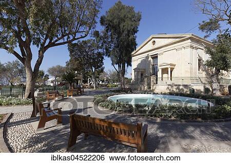 Upper Barracca Garden, at back stock market of Malta, Valletta, Malta, Europe View Large Photo Image Stock Photograph - Upper Barracca Garden, at back stock market of Malta, Valletta, Malta, Europe. Fotosearch