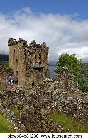Urquhart Castle, ruins at Loch Ness, Drumnadrochit, Scottish Highlands, Scotland, UK View Large Photo Image Stock Image - Urquhart Castle, ruins at Loch Ness, Drumnadrochit, Scottish Highlands, Scotland, UK. Fotosearch