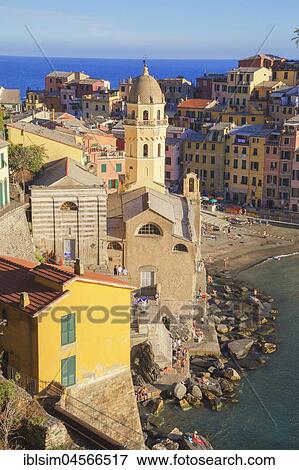 Vernazza, Cinque Terre, Liguria, Italy, Europe View Large Photo Image Stock Photo - Vernazza, Cinque Terre, Liguria, Italy, Europe. Fotosearch