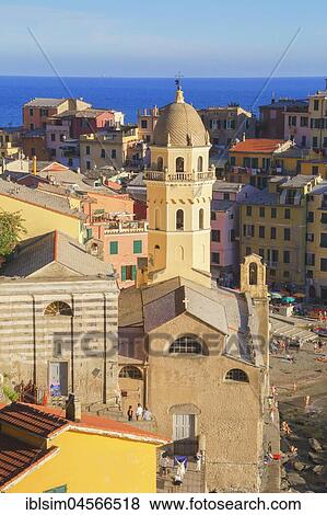 Stock Photo - Vernazza, Cinque Terre, Liguria, Italy, Europe. Fotosearch