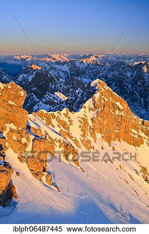 View from the summit of the Zugspitze, Bavaria, Germany, Europe View Large Photo Image Stock Photography - View from the summit of the Zugspitze, Bavaria, Germany, Europe. Fotosearch