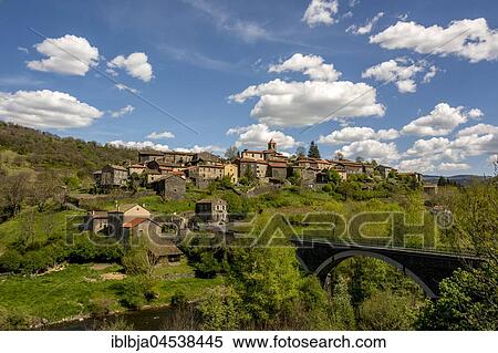 View of Saint Arcons, Gorges of Allier, Haute-Loire department, Auvergne-Rhône-Alpes, France, Europe View Large Photo Image Stock Photography - View of Saint Arcons, Gorges of Allier, Haute-Loire department, Auvergne-Rhône-Alpes, France, Europe. Fotosearch