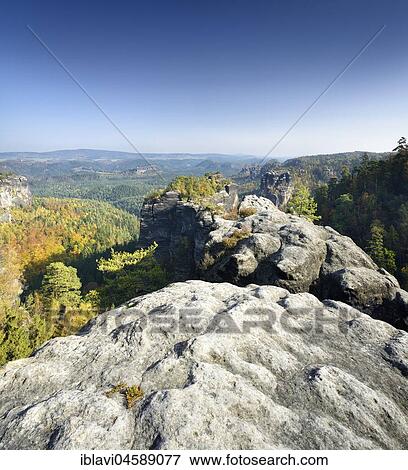 View of the rocks of the rear Saxon Switzerland, Elbsandsteingebirge, National Park Saxon Switzerland, Saxony, Germany, Europe View Large Photo Image Stock Photo - View of the rocks of the rear Saxon Switzerland, Elbsandsteingebirge, National Park Saxon Switzerland, Saxony, Germany, Europe. Fotosearch