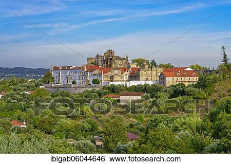 View over the Castle and Convent of the Order of Christ, Tomar, Santarem district, Portugal, Europe View Large Photo Image Stock Photograph - View over the Castle and Convent of the Order of Christ, Tomar, Santarem district, Portugal, Europe. Fotosearch