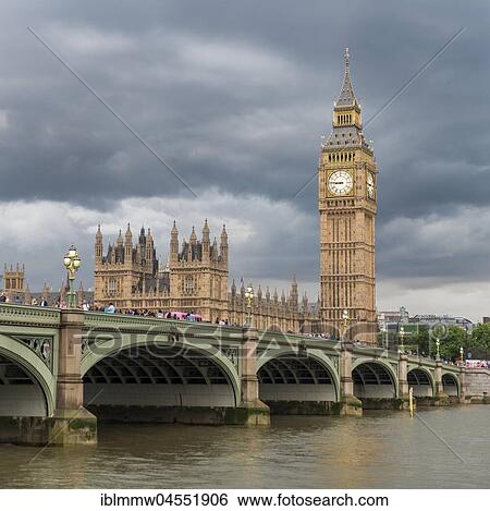 View over the river Thames, Westminster Bridge, London, England, Great Britain, Houses of Parliament, Big Ben, City of Westminster View Large Photo Image Stock Photograph - View over the river Thames, Westminster Bridge, London, England, Great Britain, Houses of Parliament, Big Ben, City of Westminster. Fotosearch