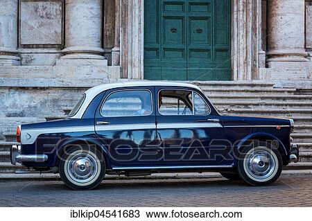 Vintage Fiat 1100 on street, Rome, Italy, Europe View Large Photo Image Stock Image - Vintage Fiat 1100 on street, Rome, Italy, Europe. Fotosearch