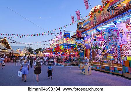 Volksfest Plärrer, Augsburg, Swabia, Bavaria, Germany, Europe View Large Photo Image Picture - Volksfest Plärrer, Augsburg, Swabia, Bavaria, Germany, Europe. Fotosearch