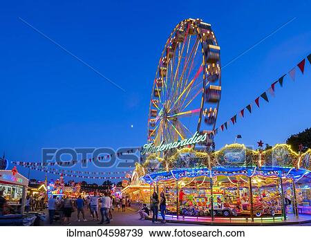 Volksfest Plärrer, Augsburg, Swabia, Bavaria, Germany, Europe View Large Photo Image Stock Photo - Volksfest Plärrer, Augsburg, Swabia, Bavaria, Germany, Europe. Fotosearch