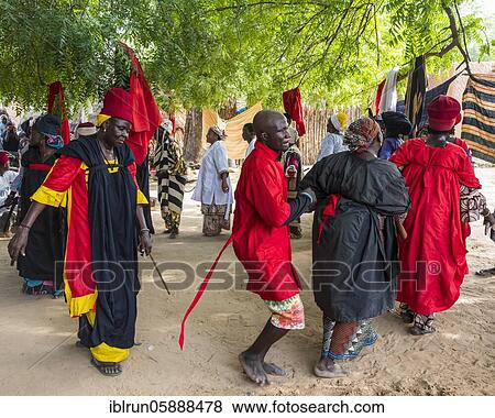 Stock Photo - Voodoo ceremony in Dogondoutchi, Niger, Africa. Fotosearch