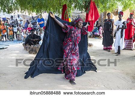 Stock Photo - Voodoo ceremony in Dogondoutchi, Niger, Africa. Fotosearch