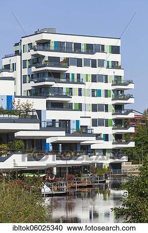Water Houses, International Building Exhibition IBA, Wilhelmsburg, Hamburg, Germany, Europe View Large Photo Image Stock Image - Water Houses, International Building Exhibition IBA, Wilhelmsburg, Hamburg, Germany, Europe. Fotosearch