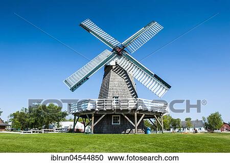 Windmill in the Steinbach Mennonite Model village, Manitoba, Canada, North America View Large Photo Image Stock Image - Windmill in the Steinbach Mennonite Model village, Manitoba, Canada, North America. Fotosearch