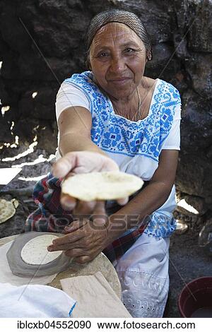 Woman, 69 years old, with a tortilla, Izamal, Yucatán State, Mexico, Central America View Large Photo Image Stock Image - Woman, 69 years old, with a tortilla, Izamal, Yucatán State, Mexico, Central America. Fotosearch