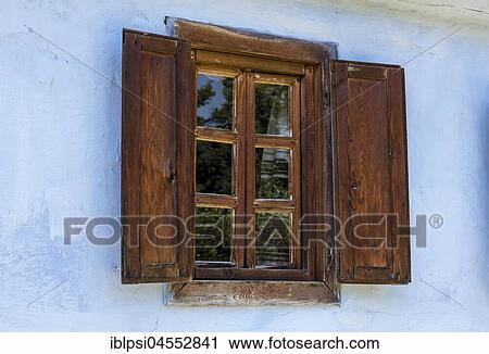 Wooden window in the Astra Museum of Traditional Folk Civilization, Sibiu, Romania, Europe View Large Photo Image Stock Image - Wooden window in the Astra Museum of Traditional Folk Civilization, Sibiu, Romania, Europe. Fotosearch