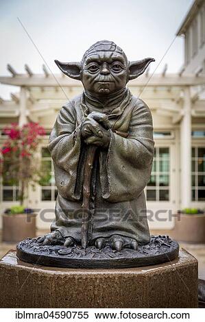 Yoda sculpture in front of Lucasfilm headquarters, San Francisco, California, USA, North America View Large Photo Image Stock Photography - Yoda sculpture in front of Lucasfilm headquarters, San Francisco, California, USA, North America. Fotosearch
