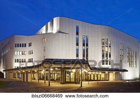 Aalto Theater am Abend, Essen, Ruhr Area, North Rhine-Westphalia, Germany, Europe View Large Photo Image Stock Photo - Aalto Theater am Abend, Essen, Ruhr Area, North Rhine-Westphalia, Germany, Europe. Fotosearch