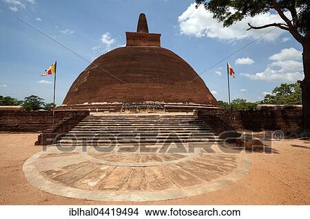 Abhayagiri Dagoba, stupa, Sacred City of Anuradhapura, North Central Province, Sri Lanka, Asia View Large Photo Image Picture - Abhayagiri Dagoba, stupa, Sacred City of Anuradhapura, North Central Province, Sri Lanka, Asia. Fotosearch