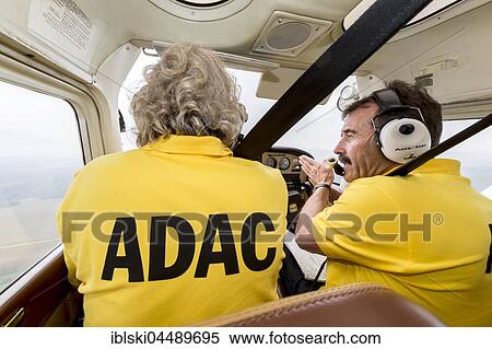 ADAC traffic jam observers in small aircraft in flight, Landshut, Bavaria, Germany, Europe View Large Photo Image Stock Photography - ADAC traffic jam observers in small aircraft in flight, Landshut, Bavaria, Germany, Europe. Fotosearch