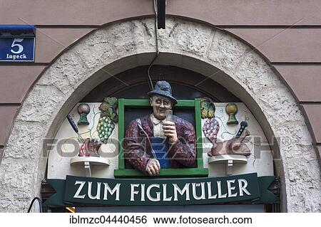 Advertising sign, restaurant Figlmüller, well-known Schnitzel Place, Vienna, Austria, Europe View Large Photo Image Stock Photograph - Advertising sign, restaurant Figlmüller, well-known Schnitzel Place, Vienna, Austria, Europe. Fotosearch