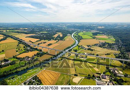 Aerial photograph, Ruhr district, Ruhr valley, Ruhr floodplains, Ruhrtalbrücke, motorway bridge, A52, Mülheim an der Ruhr, Ruhr district, North Rhine-Westphalia, Germany, Europe View Large Photo Image Stock Photo - Aerial photograph, Ruhr district, Ruhr valley, Ruhr floodplains, Ruhrtalbrücke, motorway bridge, A52, Mülheim an der Ruhr, Ruhr district, North Rhine-Westphalia, Germany, Europe. Fotosearch