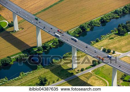 Aerial photograph, Ruhr district, Ruhr valley, Ruhr floodplains, Ruhrtalbrücke, motorway bridge, A52, Mülheim an der Ruhr, Ruhr district, North Rhine-Westphalia, Germany, Europe View Large Photo Image Stock Photography - Aerial photograph, Ruhr district, Ruhr valley, Ruhr floodplains, Ruhrtalbrücke, motorway bridge, A52, Mülheim an der Ruhr, Ruhr district, North Rhine-Westphalia, Germany, Europe. Fotosearch