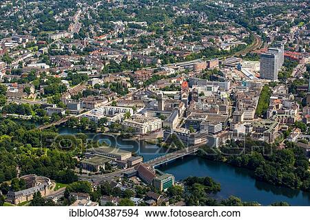 Aerial photograph, Ruhrbania and Mülheim city centre, Mülheim an der Ruhr, Ruhr district, North Rhine-Westphalia, Germany, Europe View Large Photo Image Picture - Aerial photograph, Ruhrbania and Mülheim city centre, Mülheim an der Ruhr, Ruhr district, North Rhine-Westphalia, Germany, Europe. Fotosearch