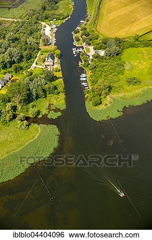 Aerial view, Aalbude Waterway, Verchen chalet, Peene River, Dargun, Mecklenburg Lake Plateau, Mecklenburg-Western Pomerania, Germany, Europe View Large Photo Image Stock Photograph - Aerial view, Aalbude Waterway, Verchen chalet, Peene River, Dargun, Mecklenburg Lake Plateau, Mecklenburg-Western Pomerania, Germany, Europe. Fotosearch