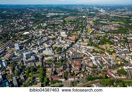 Aerial view, center city, Bochum, Ruhr district, North Rhine-Westphalia, Germany, Europe View Large Photo Image Stock Image - Aerial view, center city, Bochum, Ruhr district, North Rhine-Westphalia, Germany, Europe. Fotosearch