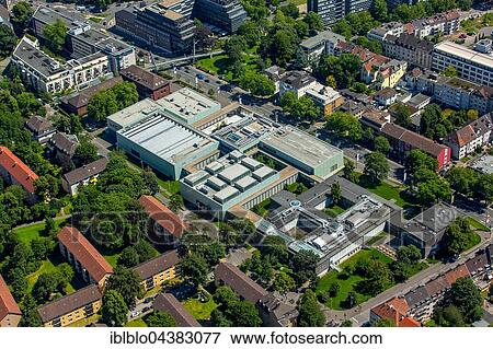 Aerial view, Folkwang Museum, Essen, Ruhr district, North Rhine-Westphalia, Germany, Europe View Large Photo Image Stock Photo - Aerial view, Folkwang Museum, Essen, Ruhr district, North Rhine-Westphalia, Germany, Europe. Fotosearch